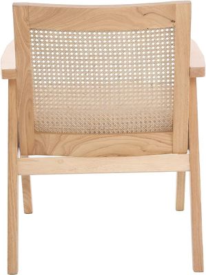 Chaises en bois pour le salon et l' hôtel Design moderne Siège souple Siège de salle à manger en bois massif en rotin