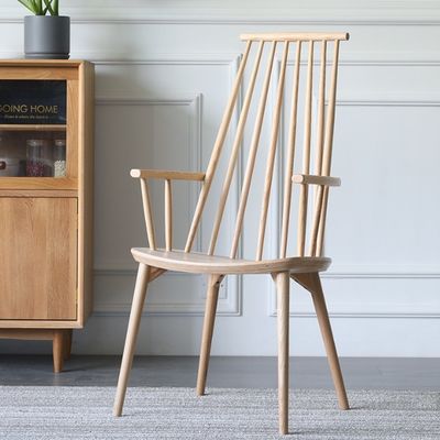 Chaise de restaurant moderne en bois massif pour manger en rotin naturel dans les hôtels et restaurants de luxe