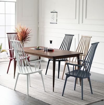 Chaise de restaurant moderne en bois massif pour manger en rotin naturel dans les hôtels et restaurants de luxe