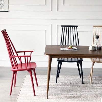 Chaise de restaurant moderne en bois massif pour manger en rotin naturel dans les hôtels et restaurants de luxe