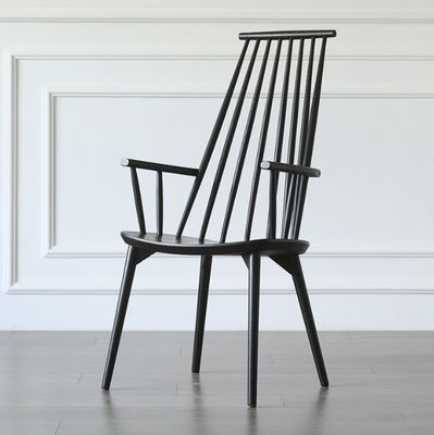 Chaise de restaurant moderne en bois massif pour manger en rotin naturel dans les hôtels et restaurants de luxe