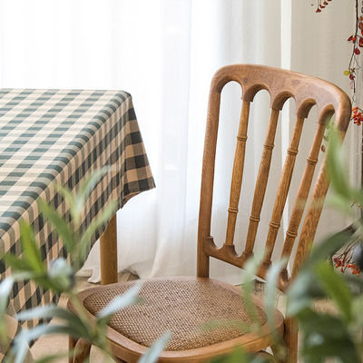 Service OEM accepté Chaise en rotin en bois massif moderne pour restaurant de style nordique