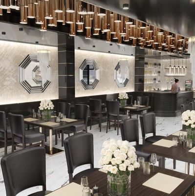 OEM Chaise de salle à manger en bois avec des jambes en bois pour tissu nordique en cuir PU Banquet Hôtel Restaurant Événement et design réglable