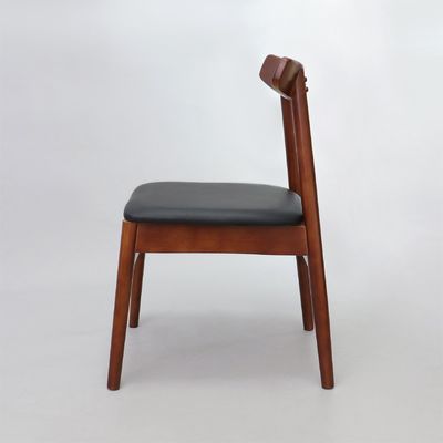 Hôtel Restaurant Chaises à manger en bois massif avec siège rembourrée et options personnalisables