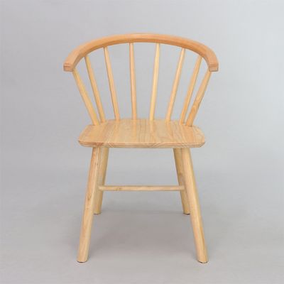 Emballage de courrier Cadre en bois en caoutchouc Nordique Chaises de salle à manger en bois massif pour meubles d'hôtel et de restaurant