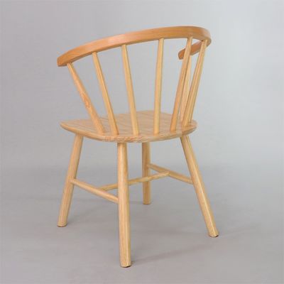 Emballage de courrier Cadre en bois en caoutchouc Nordique Chaises de salle à manger en bois massif pour meubles d'hôtel et de restaurant