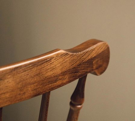 Pas de fauteuil de cuisine en bois massif de style nordique de luxe parfait pour la salle à manger