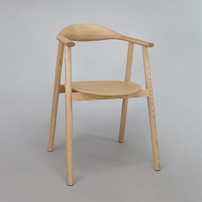 Chaise de salle à manger de bois massif nordique moderne de luxe pour salle à manger W55*D47.5*H74.5 cm avec service OEM accepté