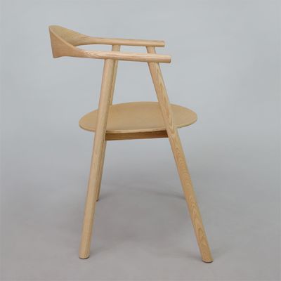 Chaise de salle à manger de bois massif nordique moderne de luxe pour salle à manger W55*D47.5*H74.5 cm avec service OEM accepté