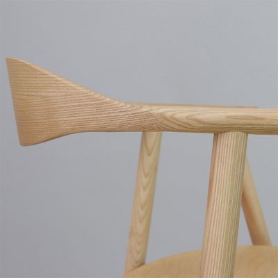 Chaise de salle à manger de bois massif nordique moderne de luxe pour salle à manger W55*D47.5*H74.5 cm avec service OEM accepté