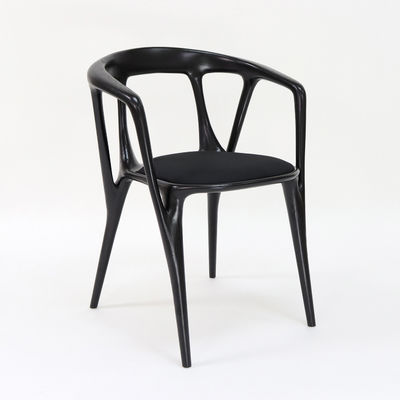 2024 Vintage Nitrolacquer Finition en bois Artistique sur mesure Meubles Tissus Tapisseries Chaise à manger pour restaurant