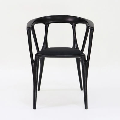 2024 Vintage Nitrolacquer Finition en bois Artistique sur mesure Meubles Tissus Tapisseries Chaise à manger pour restaurant