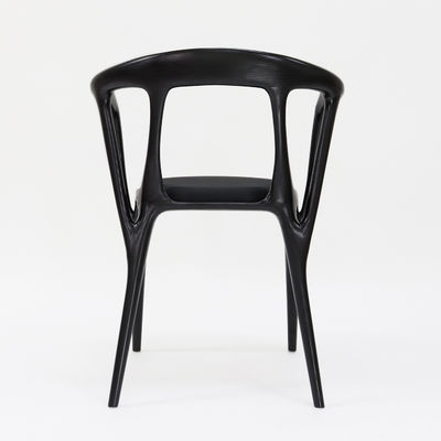 2024 Vintage Nitrolacquer Finition en bois Artistique sur mesure Meubles Tissus Tapisseries Chaise à manger pour restaurant