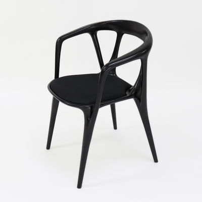 2024 Vintage Nitrolacquer Finition en bois Artistique sur mesure Meubles Tissus Tapisseries Chaise à manger pour restaurant