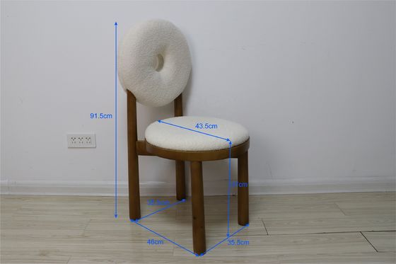 Chaise de salle à manger de luxe entièrement assemblée pour hôtel et restaurant modernes