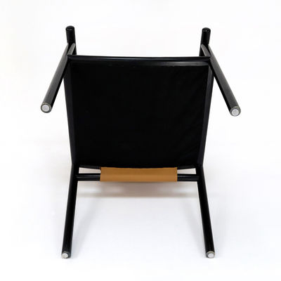 Vintage Luxe Artistique personnalisé en cuir PU Tapisseries en bois massif Chaise à manger en bois massif pour restaurant spécifique