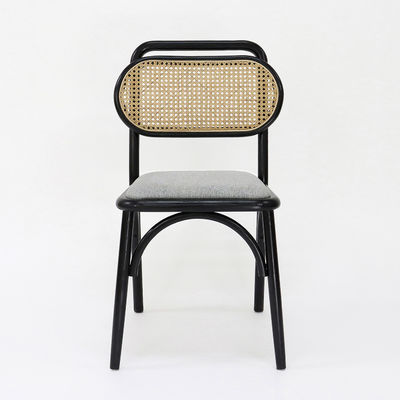 Chaise à manger personnalisée en bois vintage pour restaurant