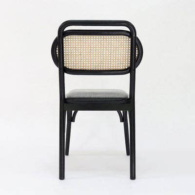 Chaise à manger personnalisée en bois vintage pour restaurant