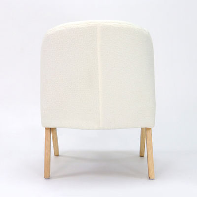 Chaise de loisirs en bois massif personnalisable de design nordique pour un salon confortable