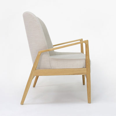 Moderne design cadre en bois massif canapé de loisirs chaise pour salon Nordique Luxe chaise de salon