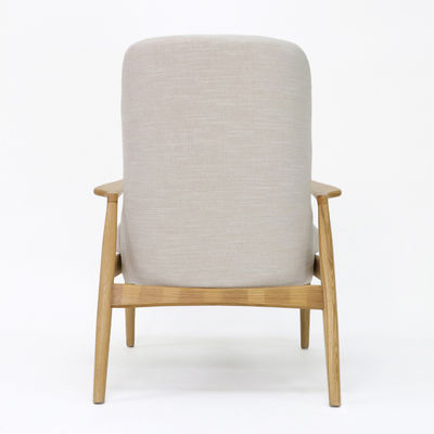 Moderne design cadre en bois massif canapé de loisirs chaise pour salon Nordique Luxe chaise de salon