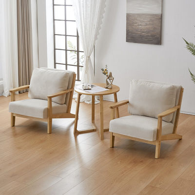 Moderne design Nordique Luxe fauteuil de salon en bois massif canapé de loisirs fauteuil pour salon Meubles