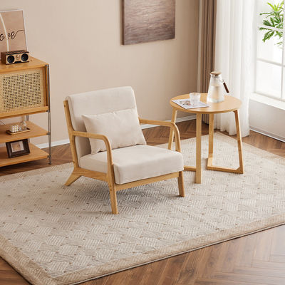 Généraux Meubles de maison Moderne Nordique Luxe Chaise de salon en bois massif Canapé de loisirs Chaise pour salon