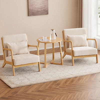 Généraux Meubles de maison Moderne Nordique Luxe Chaise de salon en bois massif Canapé de loisirs Chaise pour salon
