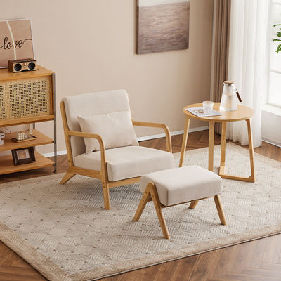 Généraux Meubles de maison Moderne Nordique Luxe Chaise de salon en bois massif Canapé de loisirs Chaise pour salon