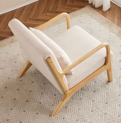 Généraux Meubles de maison Moderne Nordique Luxe Chaise de salon en bois massif Canapé de loisirs Chaise pour salon
