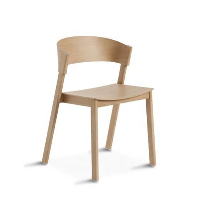 Service OEM accepté Salle à manger nordique moderne Chaise antique courbée en bois massif empilable entièrement assemblée avec et OEM