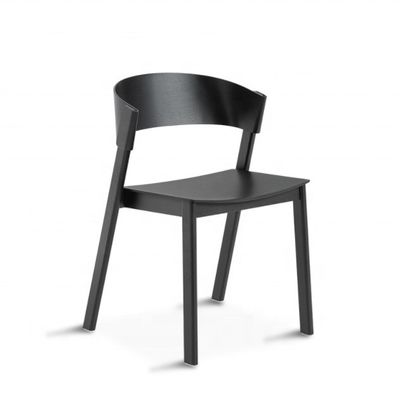 Service OEM accepté Salle à manger nordique moderne Chaise antique courbée en bois massif empilable entièrement assemblée avec et OEM