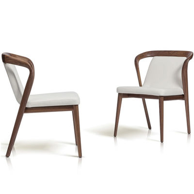 Personnaliser des meubles en bois moderne de luxe et des emballages de courrier Chaise à manger en bois massif pour restaurant