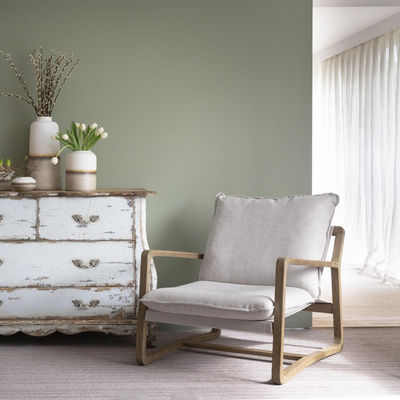 Sofa en bois massif Nordic Lounge Leisure KD Disassemblage Chaise pour salon avec modèle de conception de cadre en bois naturel