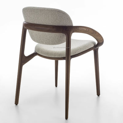 Style de design moderne personnaliser luxe chaise de salle à manger en bois massif pour les meubles de restaurant