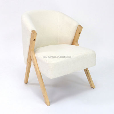Chaise de canapé en bois massif naturel Design nordique pour le salon Meubles de couleur naturelle Style de loisirs