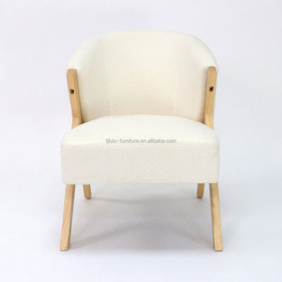 Chaise de canapé en bois massif naturel Design nordique pour le salon Meubles de couleur naturelle Style de loisirs