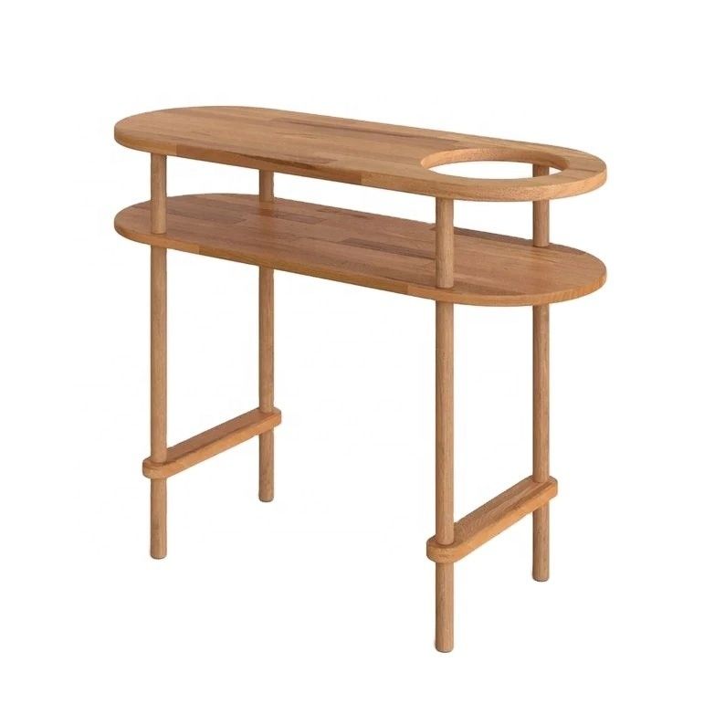 Console canapé en bois massif Table de console pour salle de bain Table d'entrée Corridor et meubles de maison