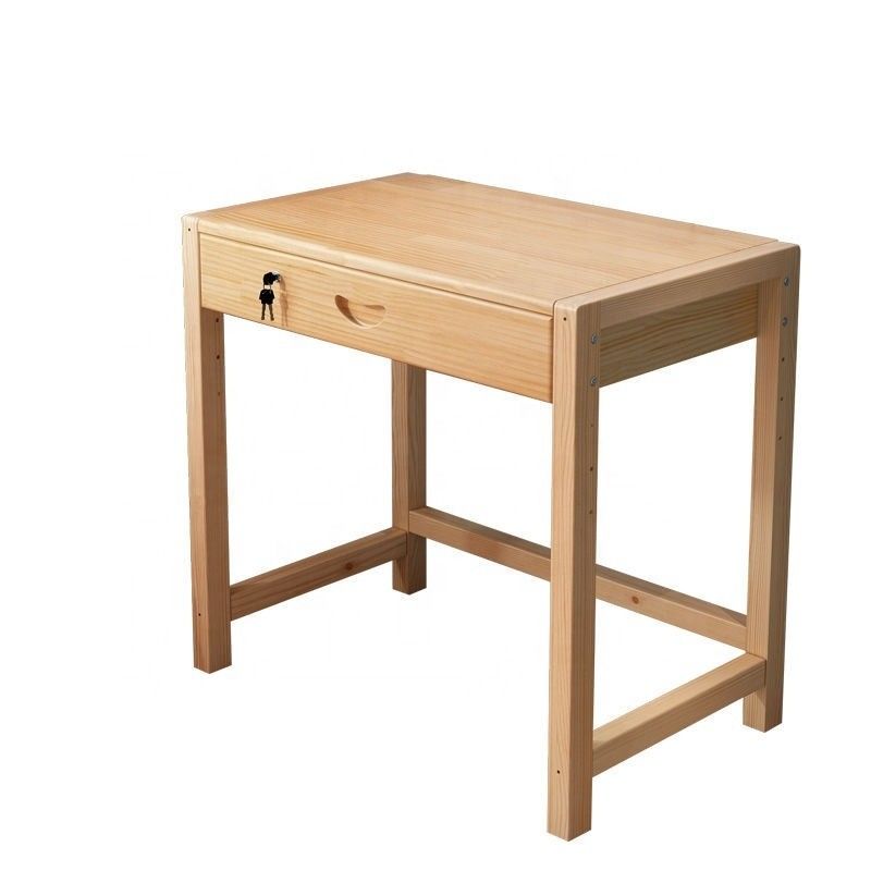 Moderne personnalisé couleur en bois massif Tableau de bureau de bureau pour petite chambre bureau d'étude
