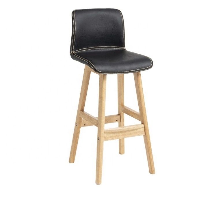 Fabrication exquise Chaises de bar de cuisine avec chaises hautes Tabouret de bar et design personnalisé en noir