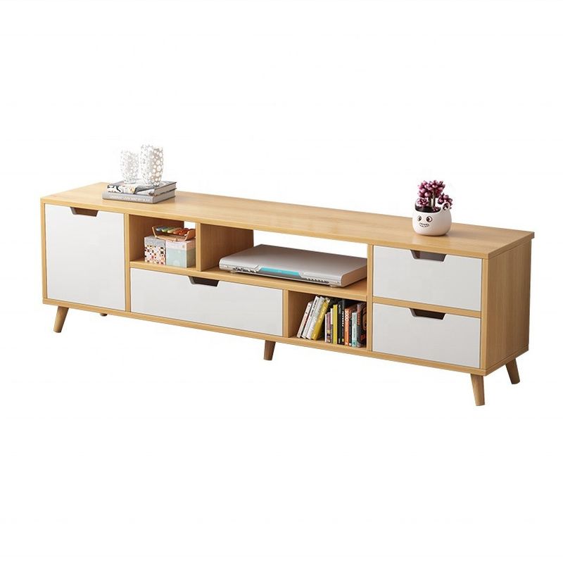 Meubles de salon de couleur personnalisée professionnel Stand TV en bois/Armoire pour les maisons de style moderne