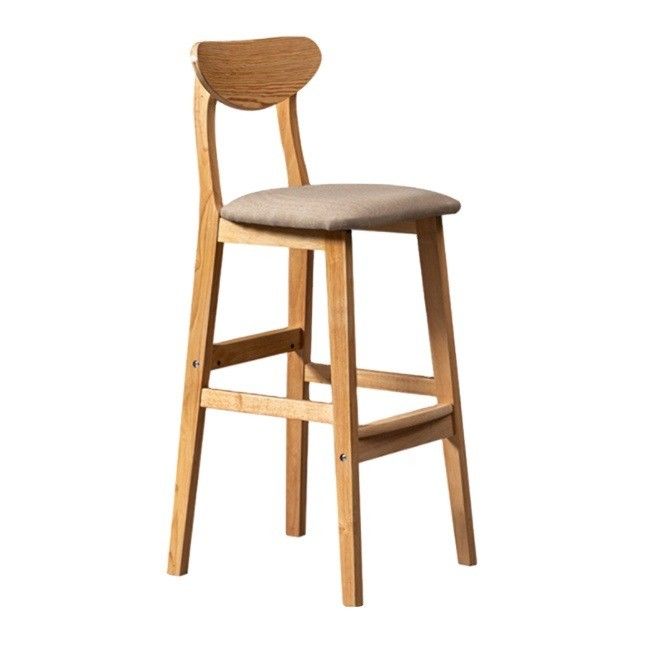 Style de design contemporain Chaise de bar en bois Tabourets pour table haute dans le salon