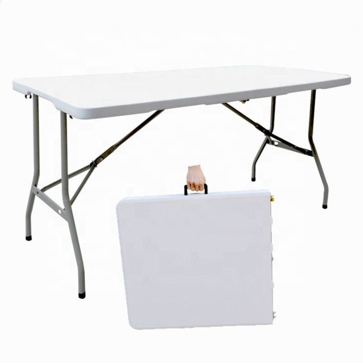 Emballage du courrier Y Cuisine Jardin extérieur Tables et chaises pliantes en plastique blanc pour désherber