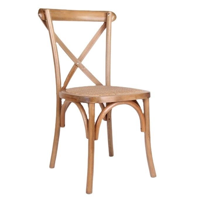 Chaise en rotin pour salle à manger Mariage Chaise en bois moderne en brun/naturel/blanc/vin rouge 25 jours livraison