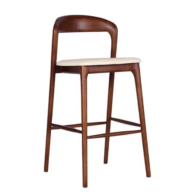 Meubles commerciaux Chaise haute Tabouret de bar pour hôtel et restaurant moderne Meubles de bar en bois