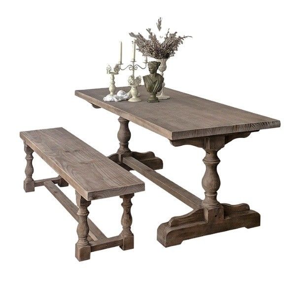 Chaise à manger en bois de pin pour meubles de design unique Cuisine Restaurant Table pliante