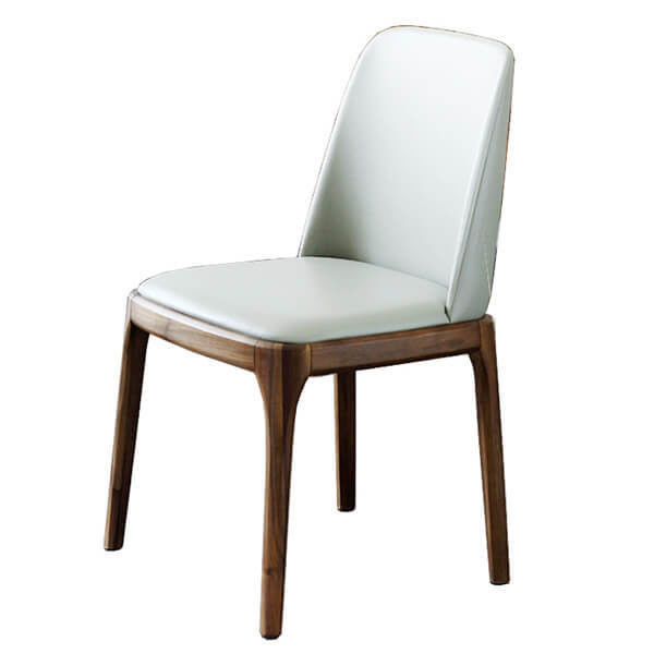 Chaise à manger en bois massif en teck pour meubles de cafés et de restaurants
