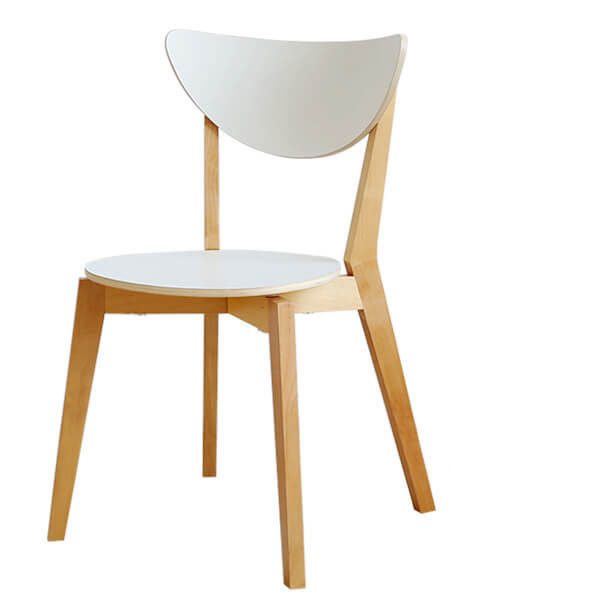 En bois massif ancien sculpté à dos haut en bouleau courbé Chaises à manger pour café