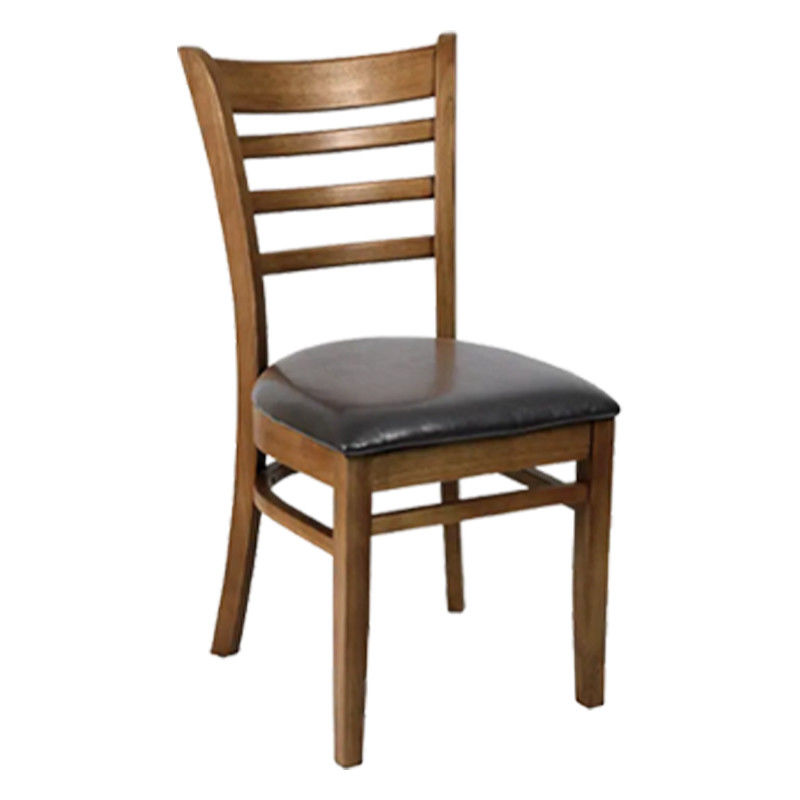 Chaise en bois pour salle à manger d'hôtel en bois massif