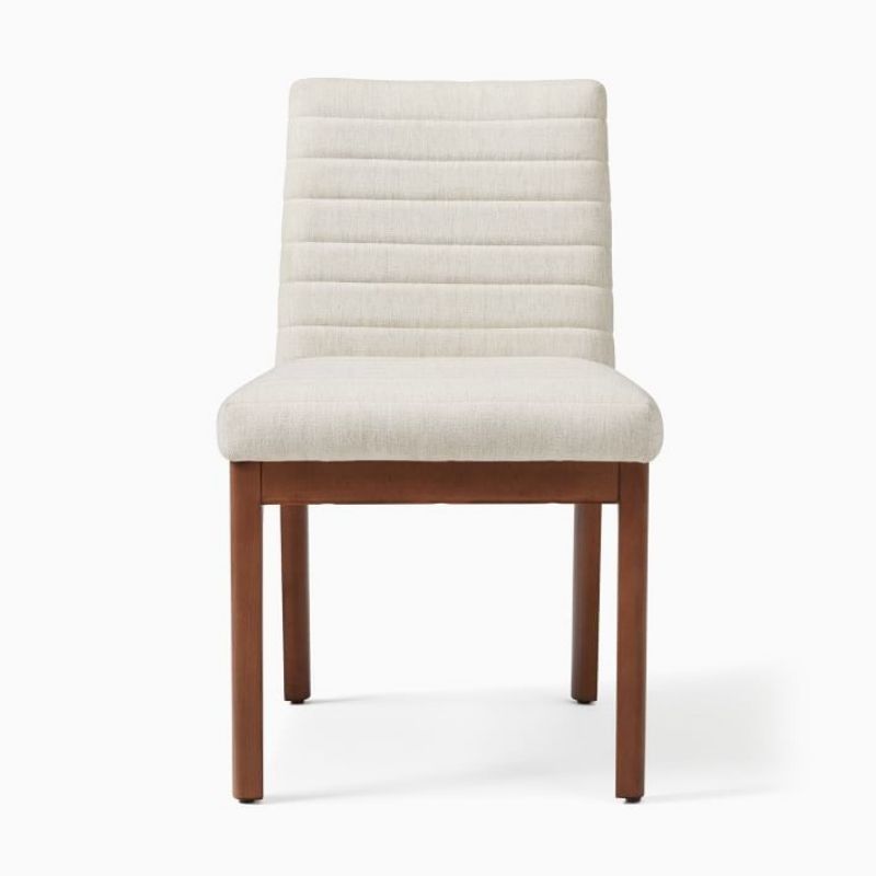 Chaise de salle à manger Nordic Winston à dos bas avec une jambe solide pour hôtel Restaurant Chaise de salle à manger Générale Meubles de maison et hôtel